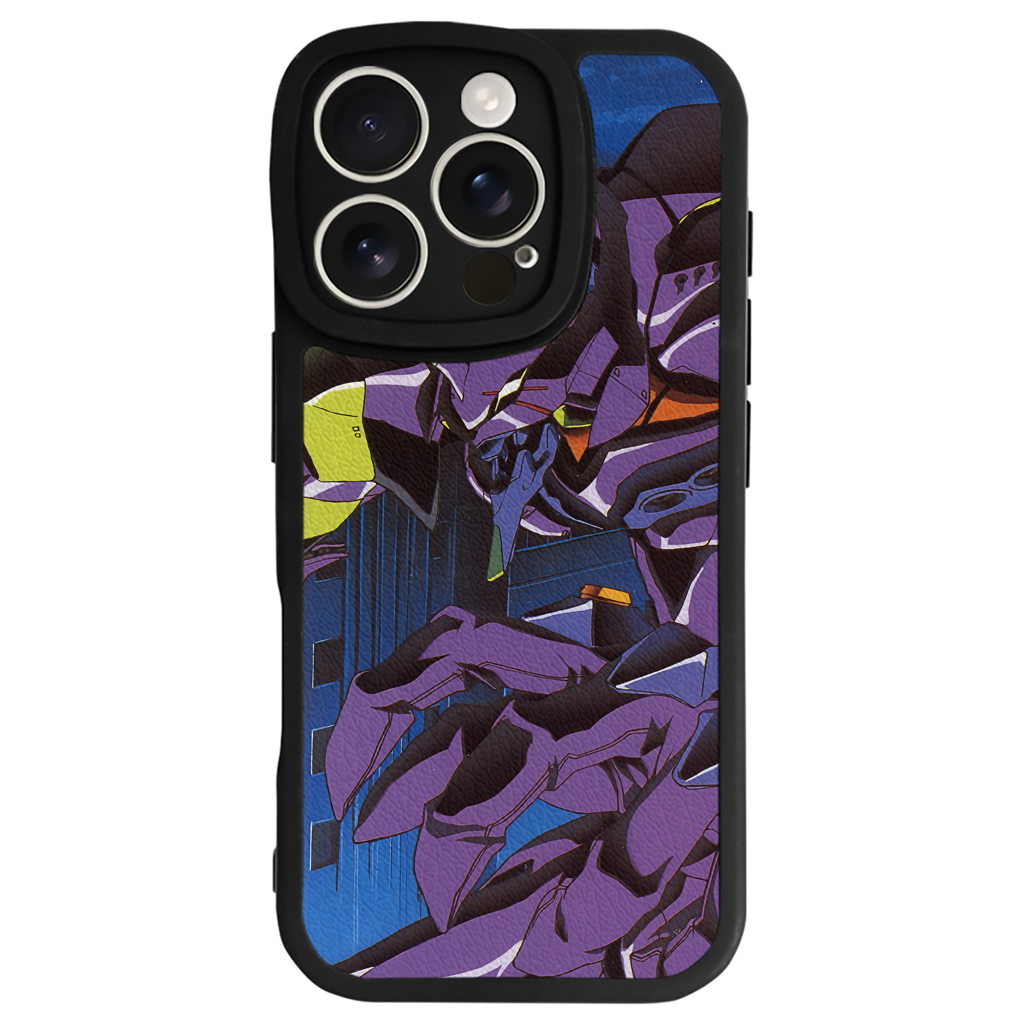 （画像用） EVA 新世紀エヴァンゲリオン 【iPhone 16シリーズ対応】シリコンスマホケース（レザー調） 材質：シリコン
